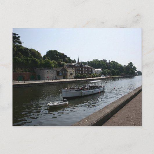 Carte Postale Exeter canal, Devon, Royaume-Uni (Devant)