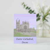 Carte postale Exeter Cathedral (Debout devant)