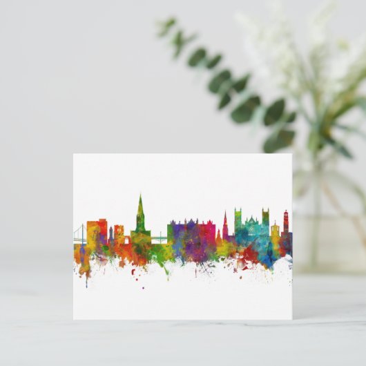 Carte Postale Exeter England Skyline (Debout devant)