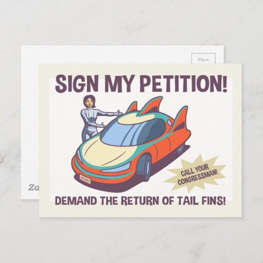 Carte Postale Exigez des fautes ! (Devant / Derrière)