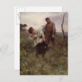 Carte Postale Exode, 1893 (Devant / Derrière)