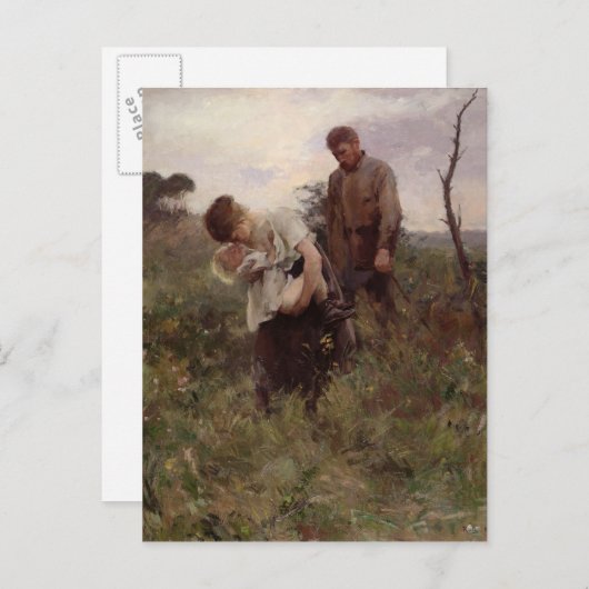 Carte Postale Exode, 1893 (Devant / Derrière)