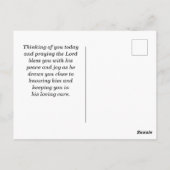 Carte Postale Exode 33:14 Ma présence ira avec vous la Bible (Dos)