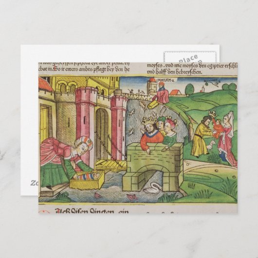 Carte Postale Exodus 2 1-6 Moïse (Devant / Derrière)