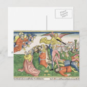 Carte Postale exodus 32 15-23 Moïse breaking the stone tablets, (Devant / Derrière)