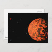 Carte Postale Exoplanet Ucf-1.01 Orbitant Une Étoile Appelée Gj  (Devant / Derrière)