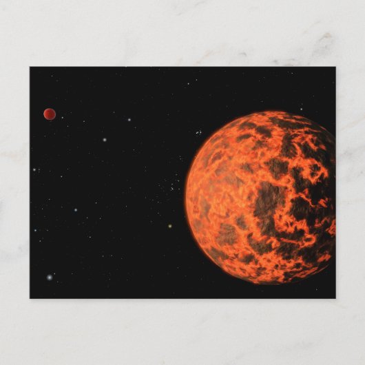 Carte Postale Exoplanet Ucf-1.01 Orbitant Une Étoile Appelée Gj  (Devant)