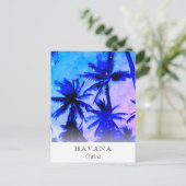 Carte Postale *~* Exotic AP25 Personnaliser Voyage * Feuilles Pa (Debout devant)