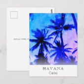 Carte Postale *~* Exotic AP25 Personnaliser Voyage * Feuilles Pa (Devant / Derrière)