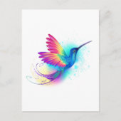 Carte Postale Exotic Rainbow Hummingbird (Devant)
