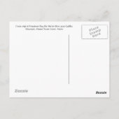 Carte Postale expédié (Dos)