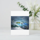 Carte Postale Expédier dans une bouteille (Debout devant)