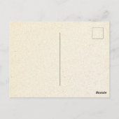 Carte Postale Expédier dans une bouteille | Rester en contact (Dos)