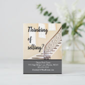 Carte Postale Expéditeur de Référence Immobilière – Vendre Plus (Debout devant)