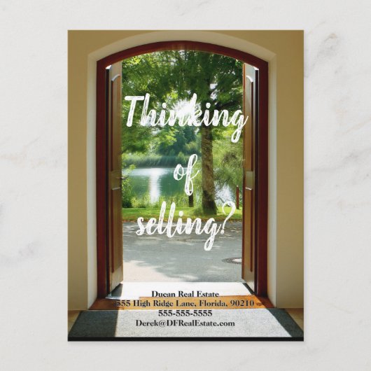 Carte Postale Expéditeur de Référence Immobilière – Vendre Plus (Devant)