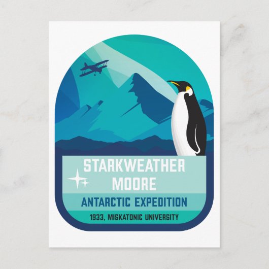 Carte Postale Expédition Antarctique Starkweather-Moore (Devant)