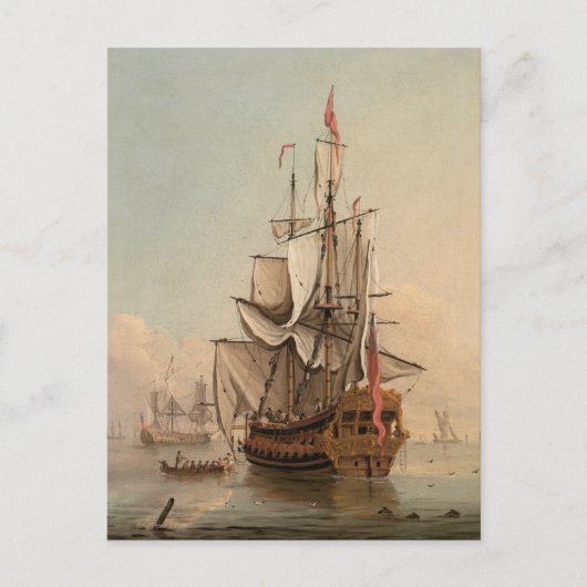 Carte Postale Expédition dans un calme | Peter Monamy (Devant)