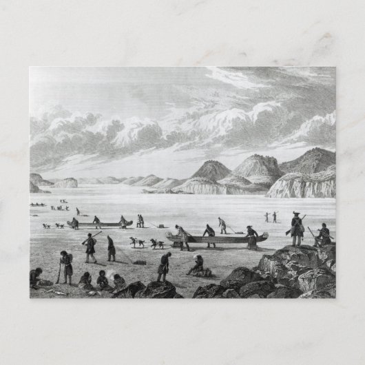 Carte Postale Expédition passant par Point Lata sur (Devant)