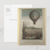 Carte Postale Expérience de ballon à air chaud (Devant / Derrière)