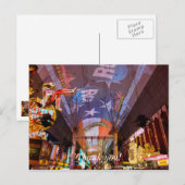 Carte Postale Expérience de Fremont Street (Devant / Derrière)