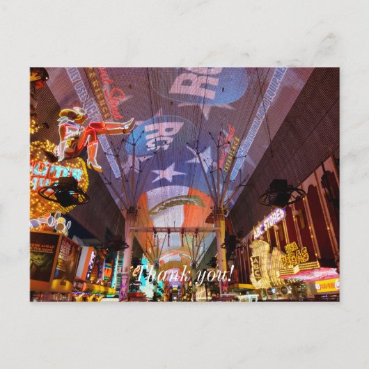 Carte Postale Expérience de Fremont Street (Devant)