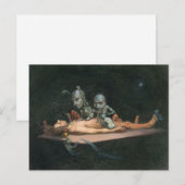 Carte Postale Expérience de mort imminente d'un homme et esprits (Devant / Derrière)