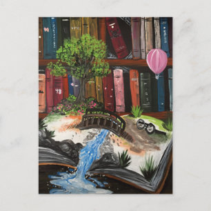 Carte Postale Expérience du livre