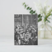 Carte Postale Expérience électrique faite sur un homme (Debout devant)