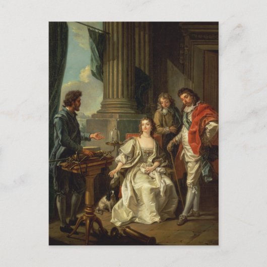 Carte Postale Expérience électrique, l'une d'une série (Devant)