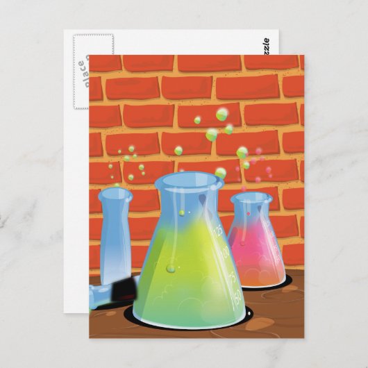 Carte Postale Expériences en science du dessin (Devant / Derrière)