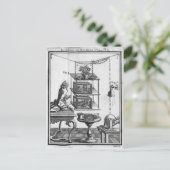 Carte Postale Expérimentation avec l'électricité (Debout devant)