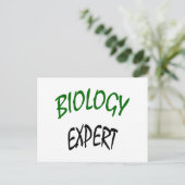 Carte Postale Expert en biologie (Debout devant)