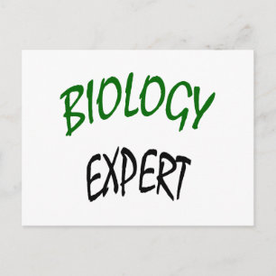Carte Postale Expert en biologie