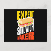Carte Postale Expert Sandwich Maker Fast Food (Devant)