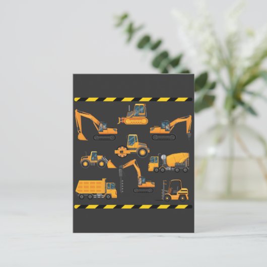 Carte Postale Exploitant d'excavation de construction Garçon jar (Debout devant)