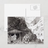 Carte Postale Exploitation minière d'or et d'argent (Devant / Derrière)