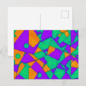 Carte Postale Exploité - Ken Gage Abstrait (Devant / Derrière)