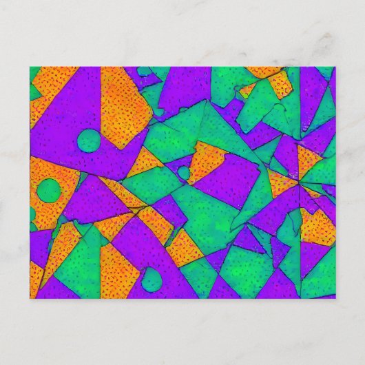 Carte Postale Exploité - Ken Gage Abstrait (Devant)