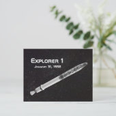 Carte Postale Explorateur 1 satellite (Debout devant)
