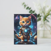 Carte Postale Explorateur intergalactique : Ginger Astronaut Kit (Debout devant)