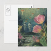 Carte Postale Explorateurs de tulipes sous-marines Collage (Devant / Derrière)