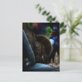 Carte Postale Exploration De L'Art Fractal Spatial (Debout devant)