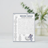 Carte Postale Exploration Spatiale Moon Walk (Debout devant)