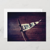 Carte Postale Explore - L'aventure attend (Devant / Derrière)