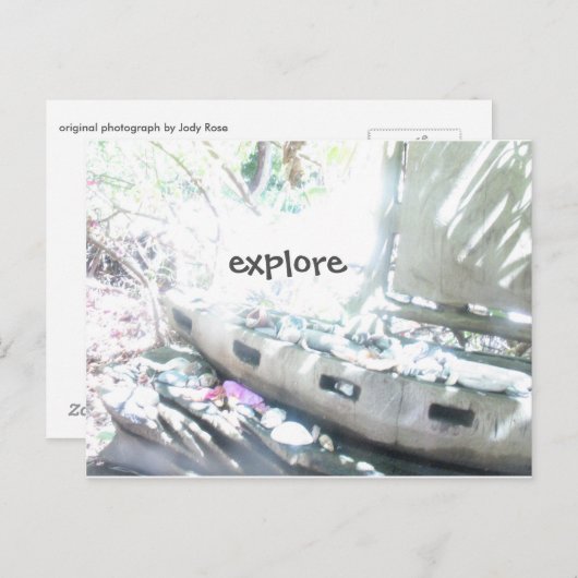 Carte Postale explorer (Devant / Derrière)