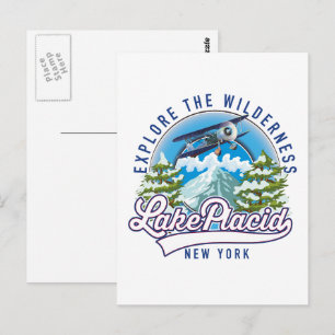 Carte Postale Explorer la nature, lac placide