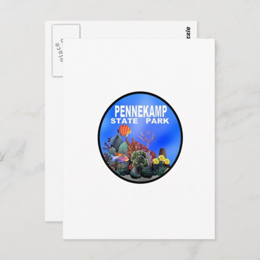 CARTE POSTALE EXPLORER LES REEFS (Devant / Derrière)