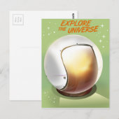 Carte Postale Explorer l'Univers (Devant / Derrière)