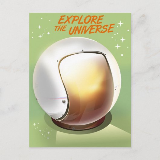Carte Postale Explorer l'Univers (Devant)