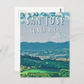 Carte Postale Explorez la capitale du Costa Rica : San José (Devant / Derrière)